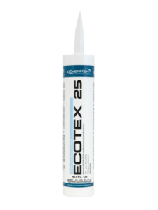 EcoTex 25 Acrylic Latex Caulk is an economical caulking material that can be used in interior and exterior applications.