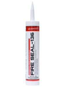 Fire Seal-136 Fireblocking Caulk – Residential fireblocking caulk tested to ASTM-E136 for non-combustibility for use in non-fire-rated construction.