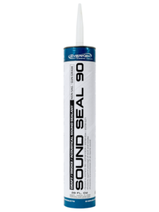 Sound Seal 90 Acoustical Draft, smoke, and sound sealant is a latex-based sealing compound and is a component in construction assemblies to achieve and maintain the required STC rating.