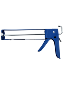 Everkem Pro Series Heavy Duty Skeleton Hex Rod Caulk Gun with spout cutter, ladder hook, and foil piercer