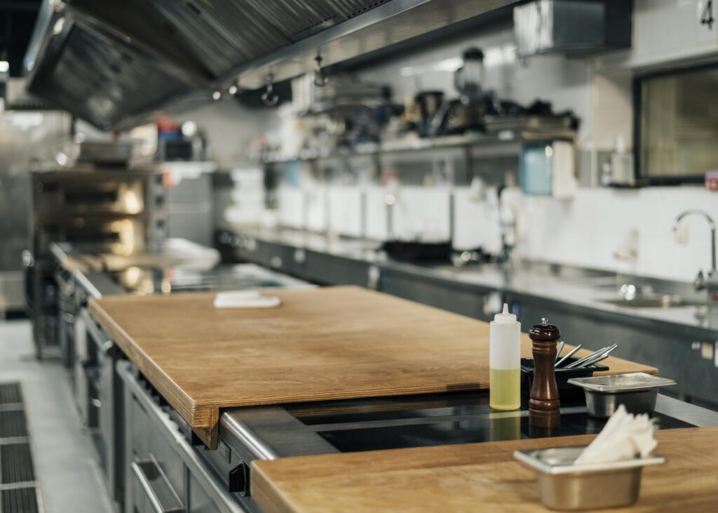 front view professional kitchen 1